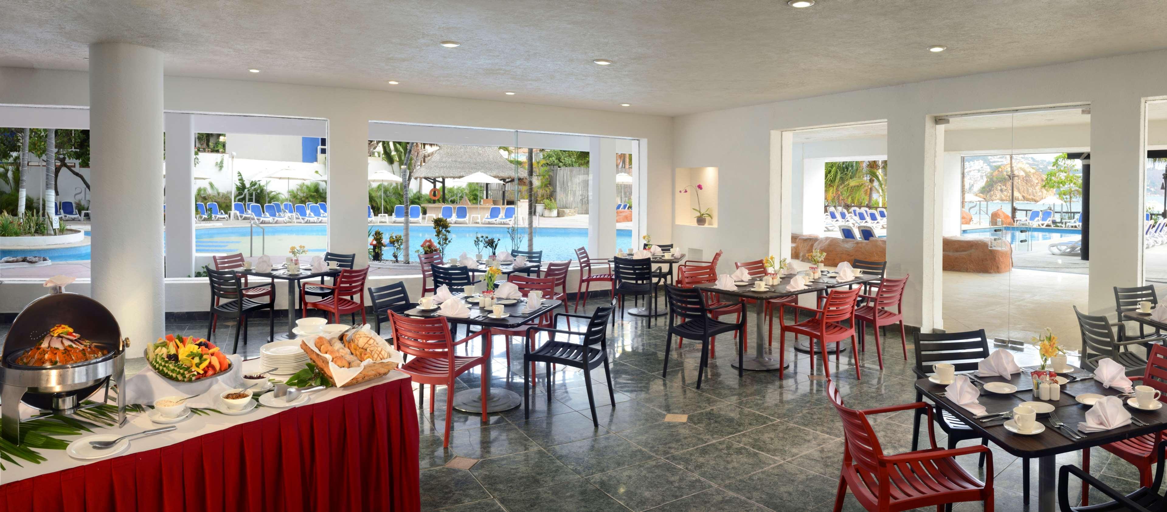 Hs Hotsson Hotel Acapulco Buitenkant foto Restaurant